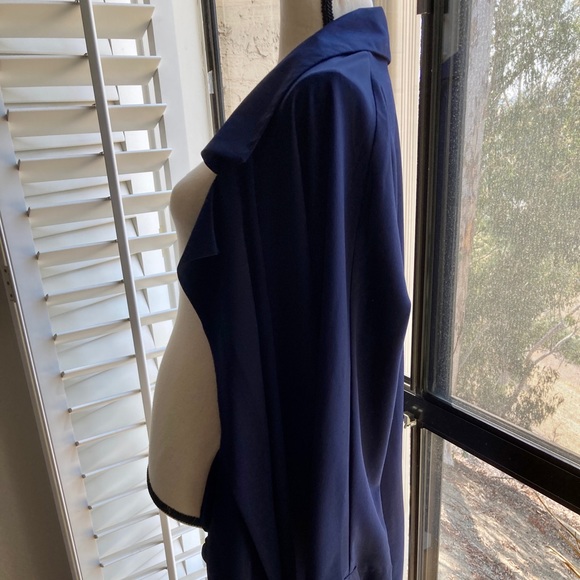 Free People Navy Duster Jacket Large - Picture 5 of 10